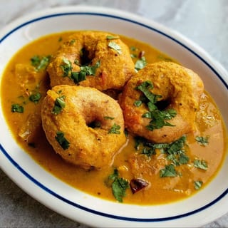 SMV - 08C. Sambar Vada 2 PCS - சாம்பார் வடை